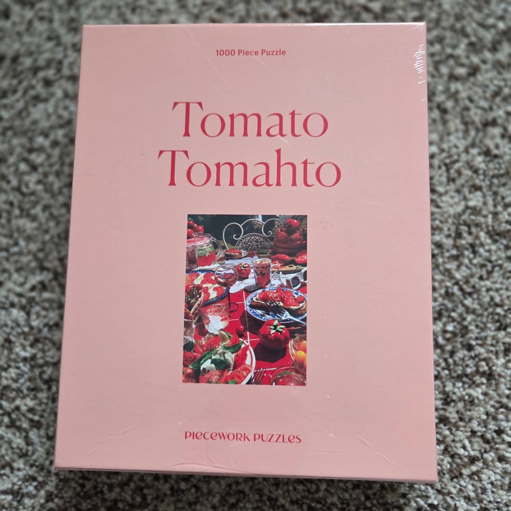 Piecework Puzzles Tomato Tomahto 1000 Piece Jigsaw Puzzle New Sealed